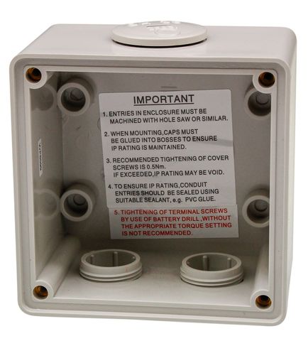 Deep Mounting Enclosure 1 Module Deep Base IP66