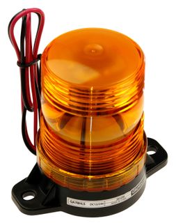 Warning light H-duty IP66 70mm Amber 12-24vdc