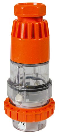 Straight Plug top 2 Flat pin, round earth 10A 250v