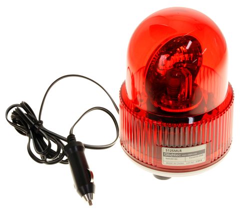 Warning lite 12vdc Red revolving LED vehicle use
