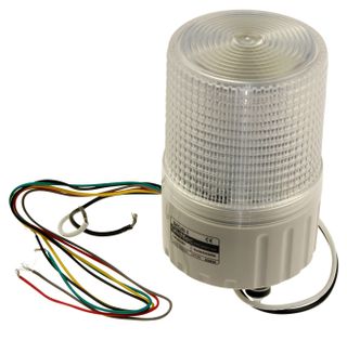 Warning Lite/Sound Tri Color IP44 80mm 90dB 24vdc