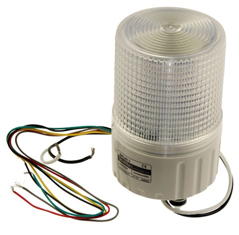 Warning Lite/Sound Tri Color IP44 80mm 90dB 24vdc