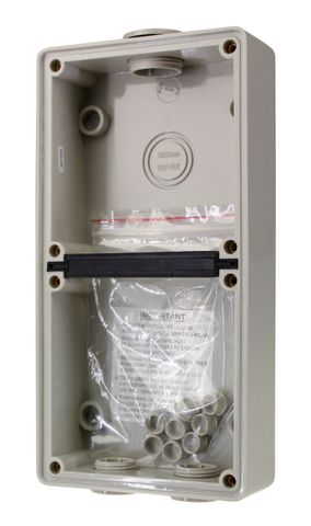 Deep Mounting Enclosure 2 Module Shallow Base IP66