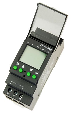 Time Clock Digital Crono 36mm Pro 7 day 240vac