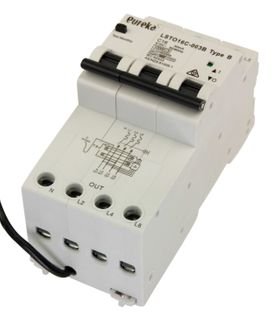 RCBO EUREKA 3 p 16A Type B C curve 10ka 30mA