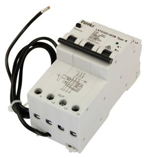 RCBO EUREKA 3 p 20A Type B C curve 10ka 30mA