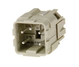 Socket Inserts 4P+E 10A Male Plug Outlet Insert