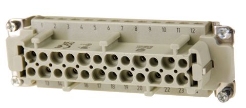 Socket Inserts 24P+E 16A Fem Socket Out No 1-24