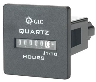 Hour Run Meter Square Face 90-264VAC