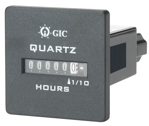 Hour Run Meter Square Face 90-264VAC