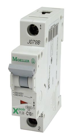 MCB Eaton C Curve 1 Pole 6kA 3A