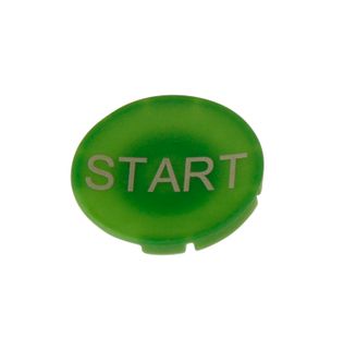 Button Plate for Pushbutton Start Green
