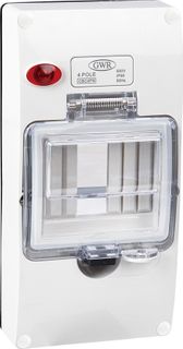 Cover 2 Module with Neon Indicator Less Base IP66