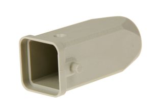 Housing 3/4 pole Plastic Straight Hood 2 Pins