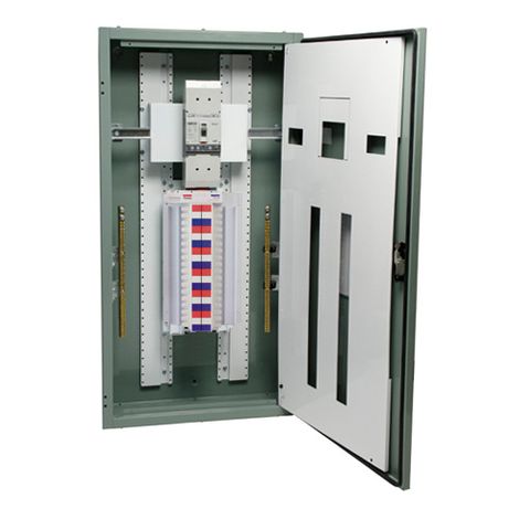 Distribution Board Grey 48 Pole 250A Main Switch