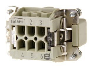 Socket Inserts 6P+E 16A Male Plug Outlet Insert