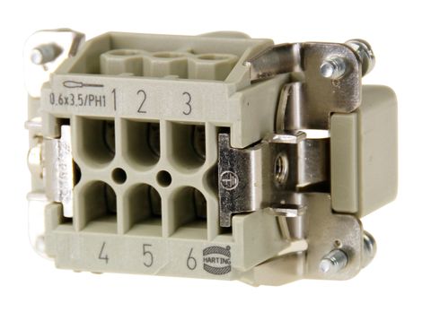 Socket Inserts 6P+E 16A Male Plug Outlet Insert