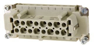 Socket Inserts 16P+E 16A Fem Socket Out No 1-16