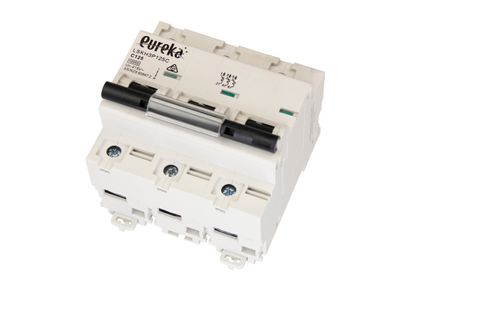 MCB EUREKA 3P 100A C Curve 10kA 27mm pitch