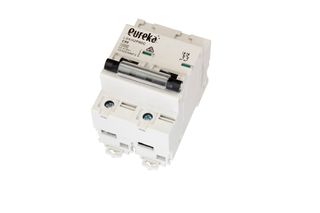 MCB EUREKA 2P 100A D Curve 10kA 27mm pitch