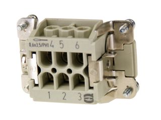 Socket Inserts 6P+E 16A Female Sock Outlet Insert