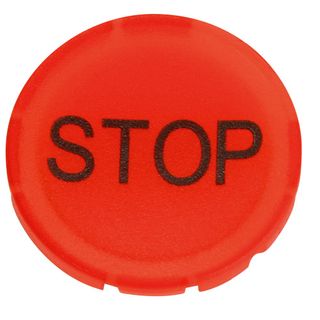 Button Lense for Illum Push button Stop Red