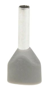 Boot Lace Pin Twin Grey 0.75 mm-8 mm len Pkt 100