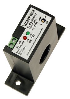 Current sensing relay,0.2-200A In,0.5A 240V Cont