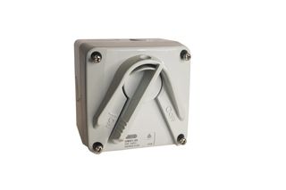 Isolator Enclosed IP66 1 Gang 20A Lockable