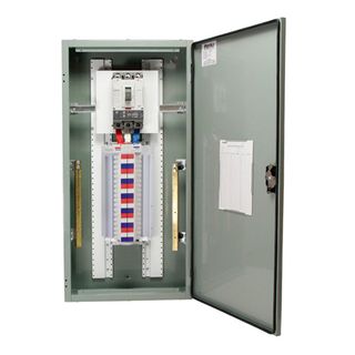 Distribution Board 24 Pole Grey 250A Main Switch