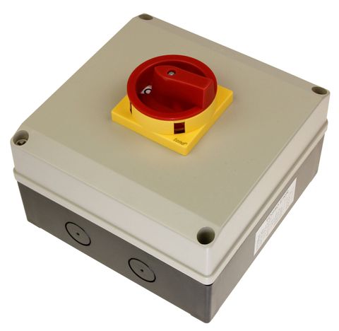 Isolator Enclosed IP65 80A 3 pole