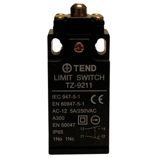 Limit Switch Plastic 5A IP65 Button Plunger