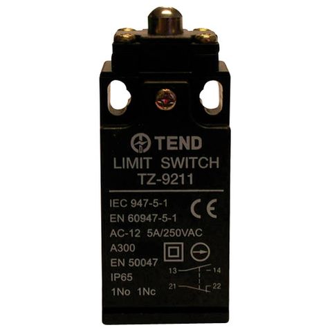 Limit Switch Plastic 5A IP65 Button Plunger