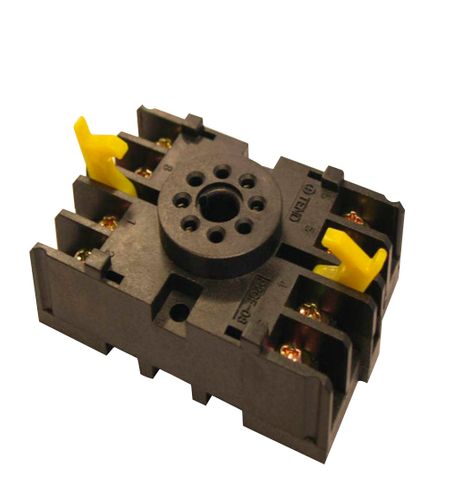 Socket-Din Rail-Surface Mount-8Pin-ScrewTerminals