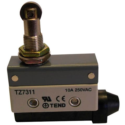 Limit Switch 10A IP65 Button Plunger with Roller