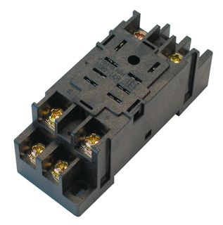 Relay Base for Square Pin 2 Pole 10A Izumi 8 Pin