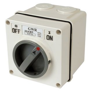 Switch 2 Pole 20A IP66