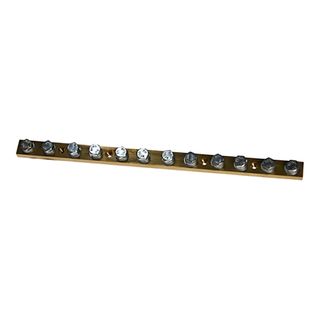 Earth Bars 165A 12 Pole with 12 x M8 Stud