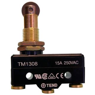 Micro Switch 15A Button Plunger with Roller