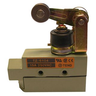 Limit Switch 15A IP67 Lever Roller + Rubber Boot