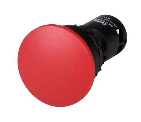 Pushbutton Monobloc Mushroom Red 1 N/O 1 N/C