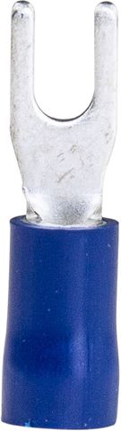 Spade Termi Blue 1.5-2.5mm  3.2mm Stu 27A 100 PKT