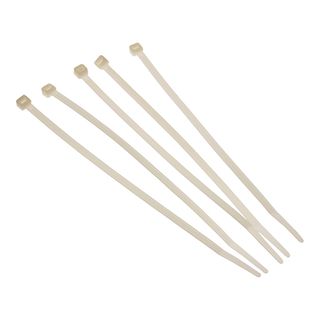 Cable Ties Natural 300 x 7.6mm Pkt 100