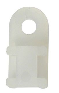 Cable Tie Base White 19 mm Length 5 mm Tie Width