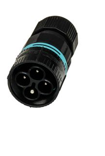 Inline Male Plug 4P23mm Diax85mm 0.5mm-4.0mm 17.5A