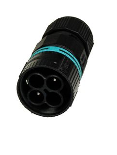 Inline Male Plug 2P23mm Diax85mm 0.5mm-4.0mm 17.5A