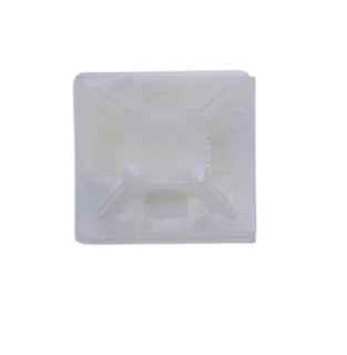 Adhesive Tie Base White 21x21mm Up To 4.7mm Tie