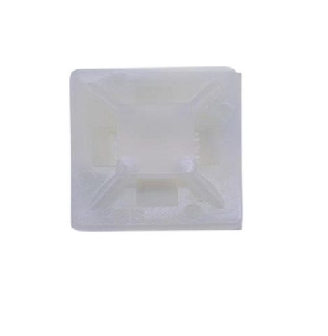 Adhesive Tie Base White 21x21mm Up To 4.7mm Tie