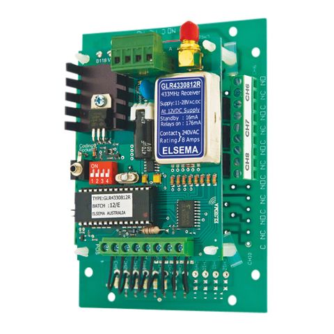 Receiver 1 Channel 433MHz 11-18VAC/DC S-State out