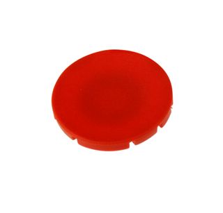 Button Plate for Pushbutton No Text Red
